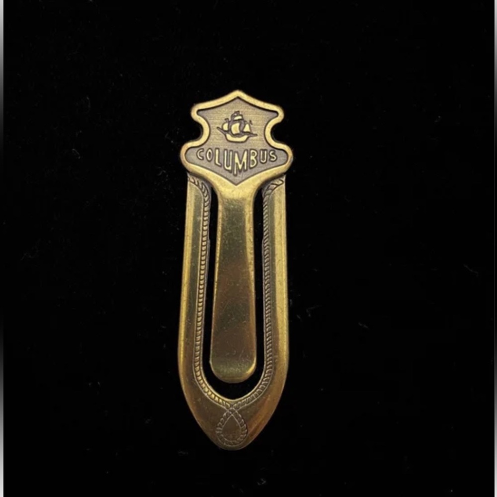 Vintage Brass Columbus Sailing Lemie SPA Italy